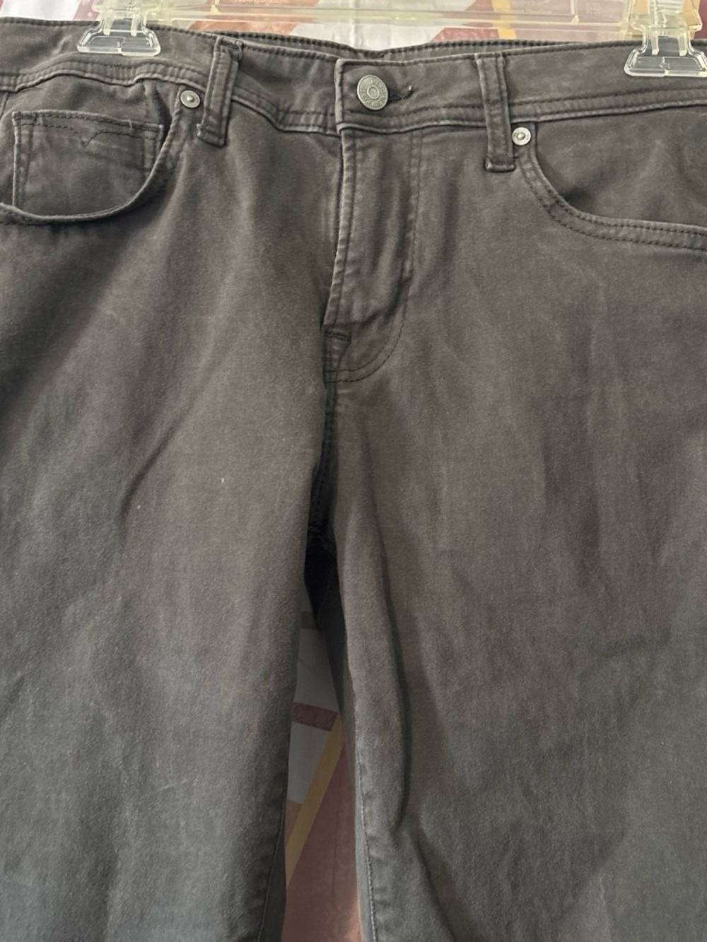The Rising Sun Mfg Co Women's Straight-Leg Jeans Charcoal organically produced